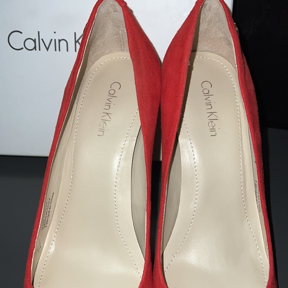 Calvin Klein Red Heels!!! - Picture 3 of 7